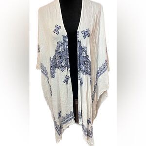 J for Justify kimono Cover Up. Size One Size